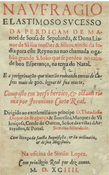 FIG. 1 – A  relação do naufrágio da nau São João poderá ter sido o primeiro relato de um aconte‑