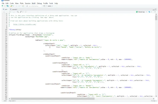 Figura 1.2: Script de interface do utilizador ui.R.