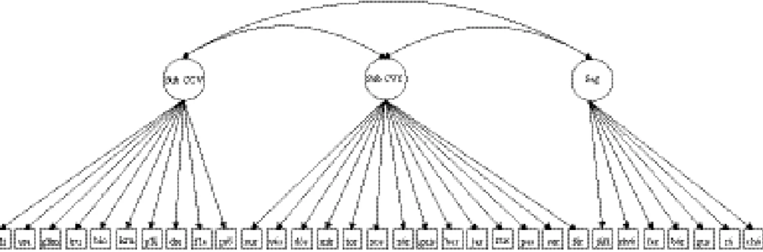 Figure 1. Multidimensional model for the TCFe.