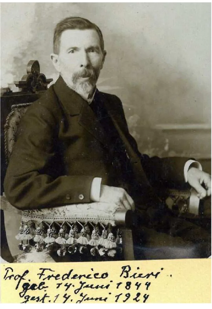 Figure 1 -  Friedrich Bieri. 