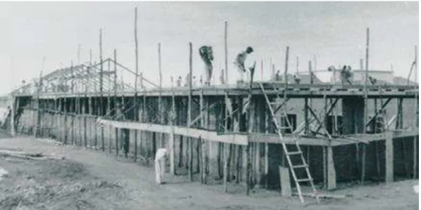 Figura 2 - CTPM-Uberaba no início da construção, em 1966. 