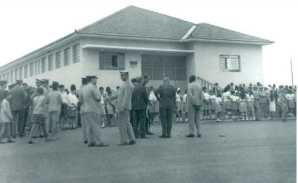 Figura 4 - Início das aulas no CTPM-Uberaba, em 1968. 