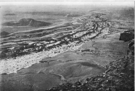 Figura 4: Fotografía área: “Antiguo camino desde Hebrón a Egipto”.  