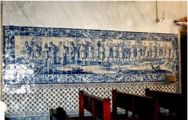 Fig. 3 – The Procession of the Torches, the left-hand panel of the main altar. 