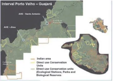 Figure 4 shows the Madeira River project. There are a few 