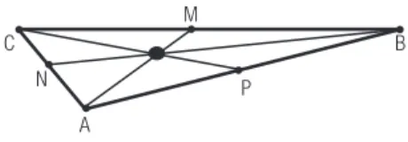 Figure 5 -  Tripod base determined by the triangle ABC
