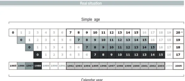 Figure 3 – Methodology applied to match age information