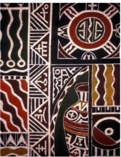 Figure 1 - Batik patterned fabric