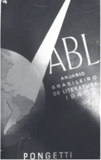 FIGURA 3 – CAPA ANUÁRIO BRASILEIRO DE LITERATURA 1940, NÚMERO 4