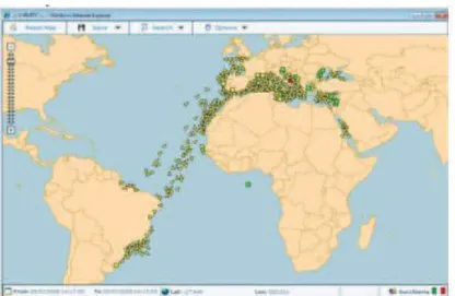 Figure 3 – Picture of the V-RMTC system map