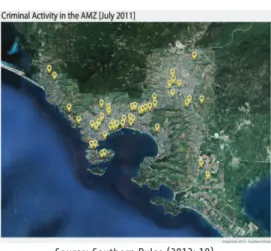 Figure 1: Criminal Activity in the AMZ, July 2011
