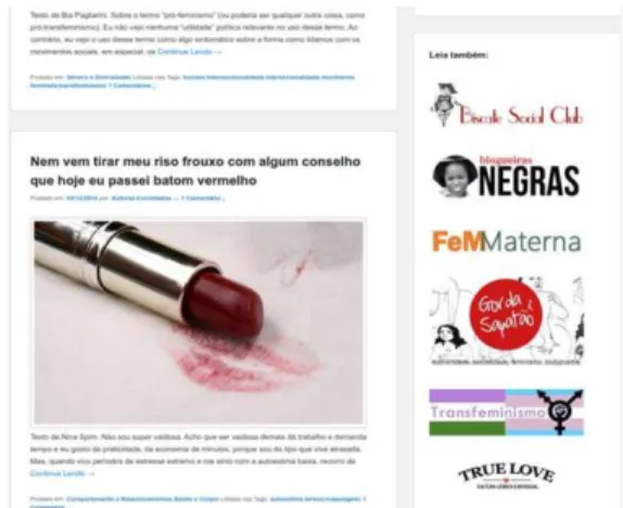 Figure 3: Conversations established with other blogs. 