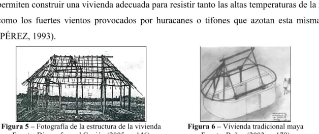 Figura 5 – Fotografía de la estructura de la vivienda  Fuente: Diaz, s.f. apud Covián (2005, p