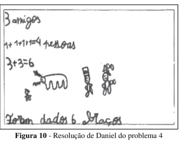 Figura 10 - Resolução de Daniel do problema 4  Fonte: SOUSA (2015) 
