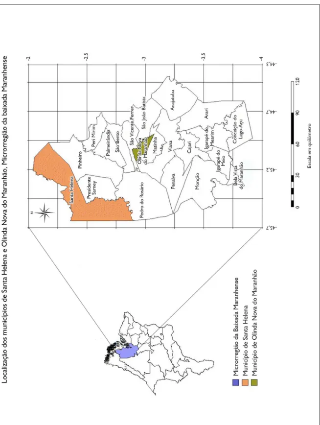 Figura 2. Área geográfica das estearias. Fonte: Navarro (2013).