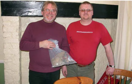 Figure 9 – Phil Talbot and Alan Abbey, members of the local history group which discovered the Sittingbourne Cache