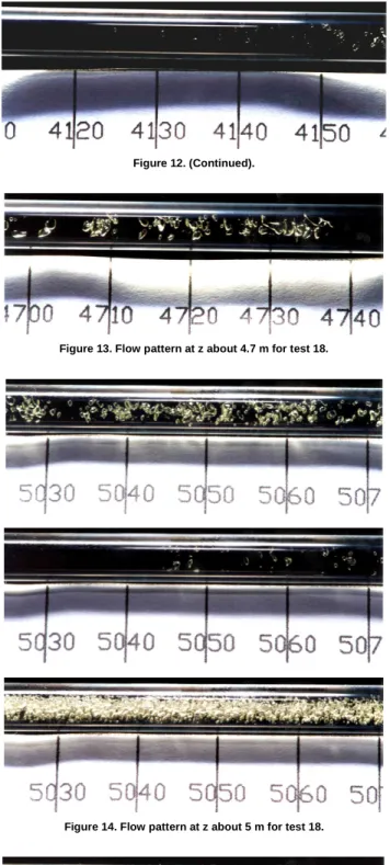 Figure 14. Flow pattern at z about 5 m for test 18. 