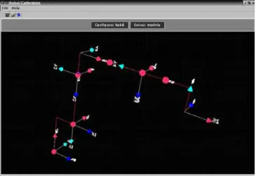 Figure 5. PUMA 560 Robot model obtained by the software. 