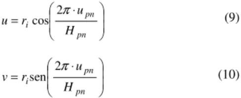 Figure 6. Perspective projection plane. 