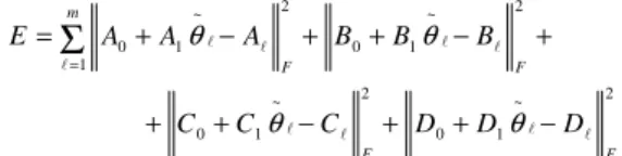 Figure 5 compares the 4 local LTI MIMO models (red, solid) to  the  obtained  interpolating  LPV  model  (black,  solid  with  dots),  evaluated  at  11  equidistantly  spaced  temperatures  in  the  interval  [22.9º; 25.4º]