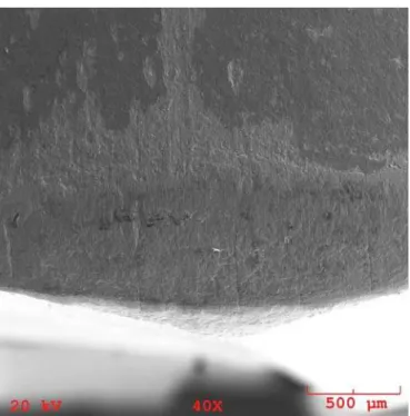 Figure 7 shows the clearly difference between the surface  roughnesses of slug due to the use of TiN coating