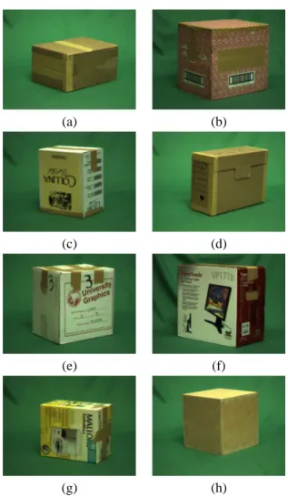 Figure 7. Examples of real boxes used for testing.