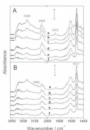 Figure 2: Pore size distribution of xerogel samples A and B, obtained by using BJH method.