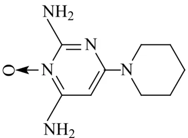 Figura 1: Fórmula estrutural do minoxidil