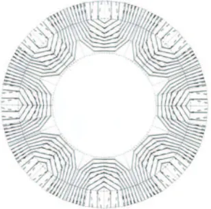 Figure 15 – Imaginary part of the radiating field from a harmonic vibrating cylinder: