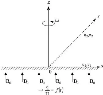 Figure 1 – Geometry of the flow configuration.