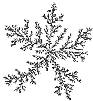 Figure 9. Simple aggregation of spherical monomers (Feder 1988).