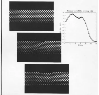 Figure 1. Partile ongurations (left) in the initial epitax-