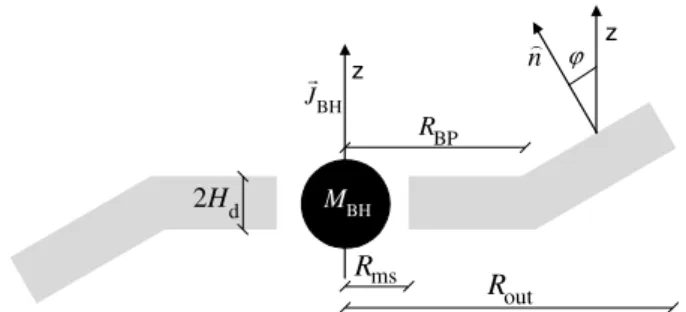 FIG. 1: Schematic representation of the Bardeen-Petterson effect.