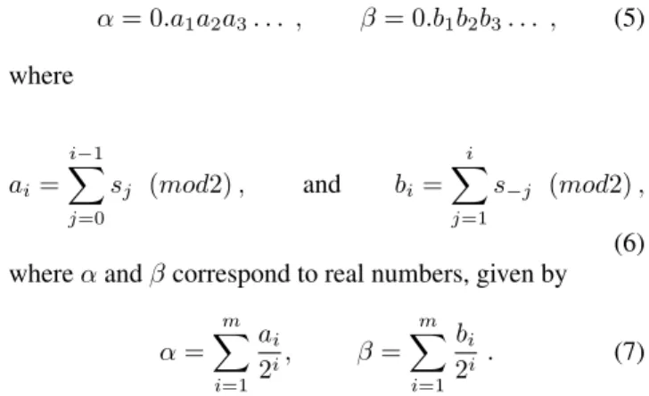 TABLE IV. Last level (and the corresponding symbolic sequence) that presents a complete spectrum of orbits in the alternating binary tree, for attractors A , B and C .
