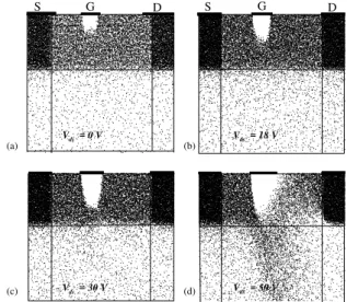 FIG. 4: Cross section of wurtzite GaN MESFET structure which we have chosen in our simulation