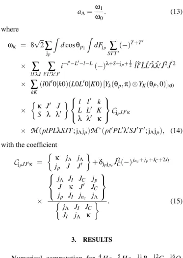 Table I shows the numerical results for the intrinsic asym- asym-metry parameter. For the sake of comparison, available  ex-perimental data are exhibited in Table II