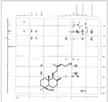 Figure 5S. HMBC for compound (3) ( 1 H/ 13 C NMR 300 MHz/75 MHz, CDCl 3 )