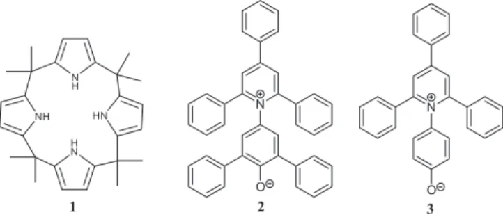 Figure 3. Representation of the molecular structures of compounds 1–3