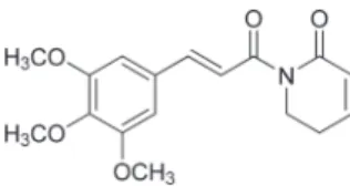 Figura 1. Estrutura química da piplartina