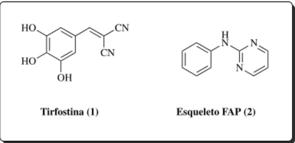 Figura 4. Mecanismo de inibição da enzima tirosina quinase BCR-ABL