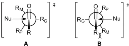 Figura 6 - Principais conformações reativas segundo o Modelo de Felkin