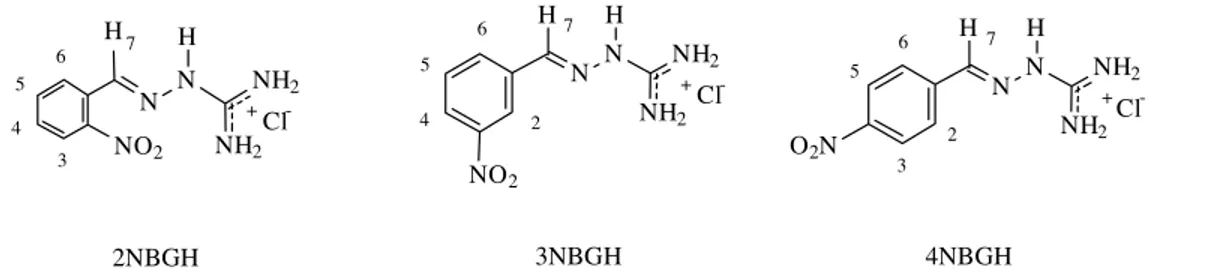 Figure 1. Nitrobenzaldeyde Guanyl Hydrazones (NBGH).