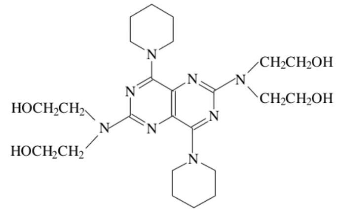 Figure 1. Structure of dipyridamole (DIP).