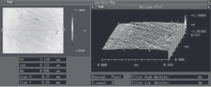 Figure 1. Tin polycrystalline surface after mechanical polishing.