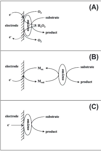 Figure 2. Schematic representation of different biosensor genera- genera-tions.