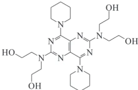 Figure 1. Structure of dipyridamole (DIP).