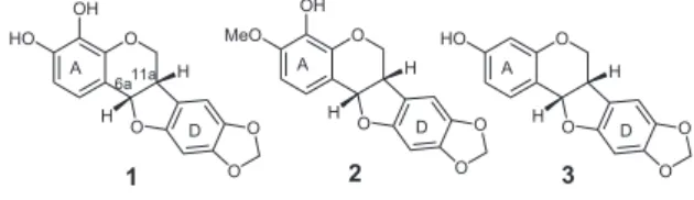 Figure 1. Natural pterocarpans.