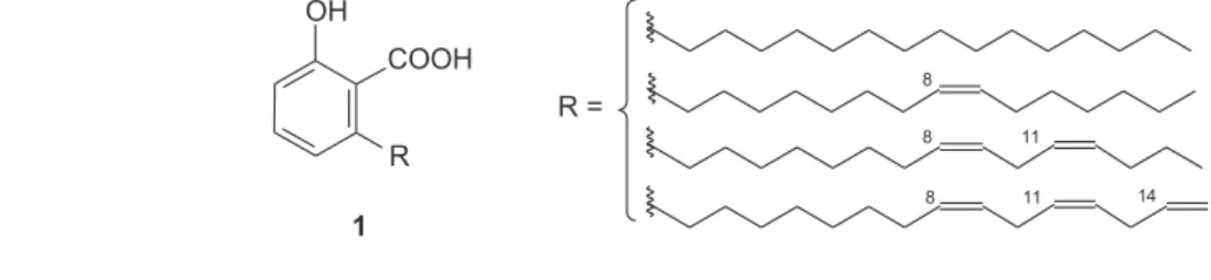 Figure 1. Anacardic acids.