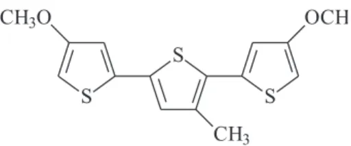 Figure 1. Structure of 4,4&#34; dimethoxy 3’-methyl 2,2’:5’,2&#34;