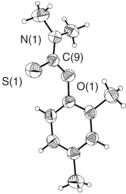 Figure 1. ORTEP view of 4.